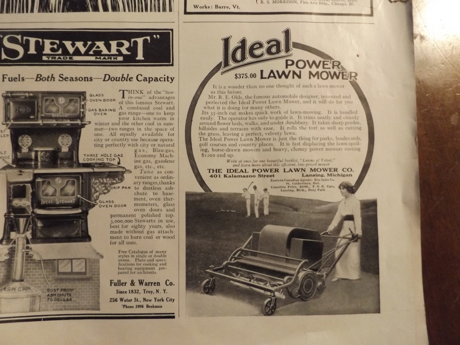 1914 Coldwell Lawn Mower == AND Ideal === Grass Cutters Cutting Yard Equipment