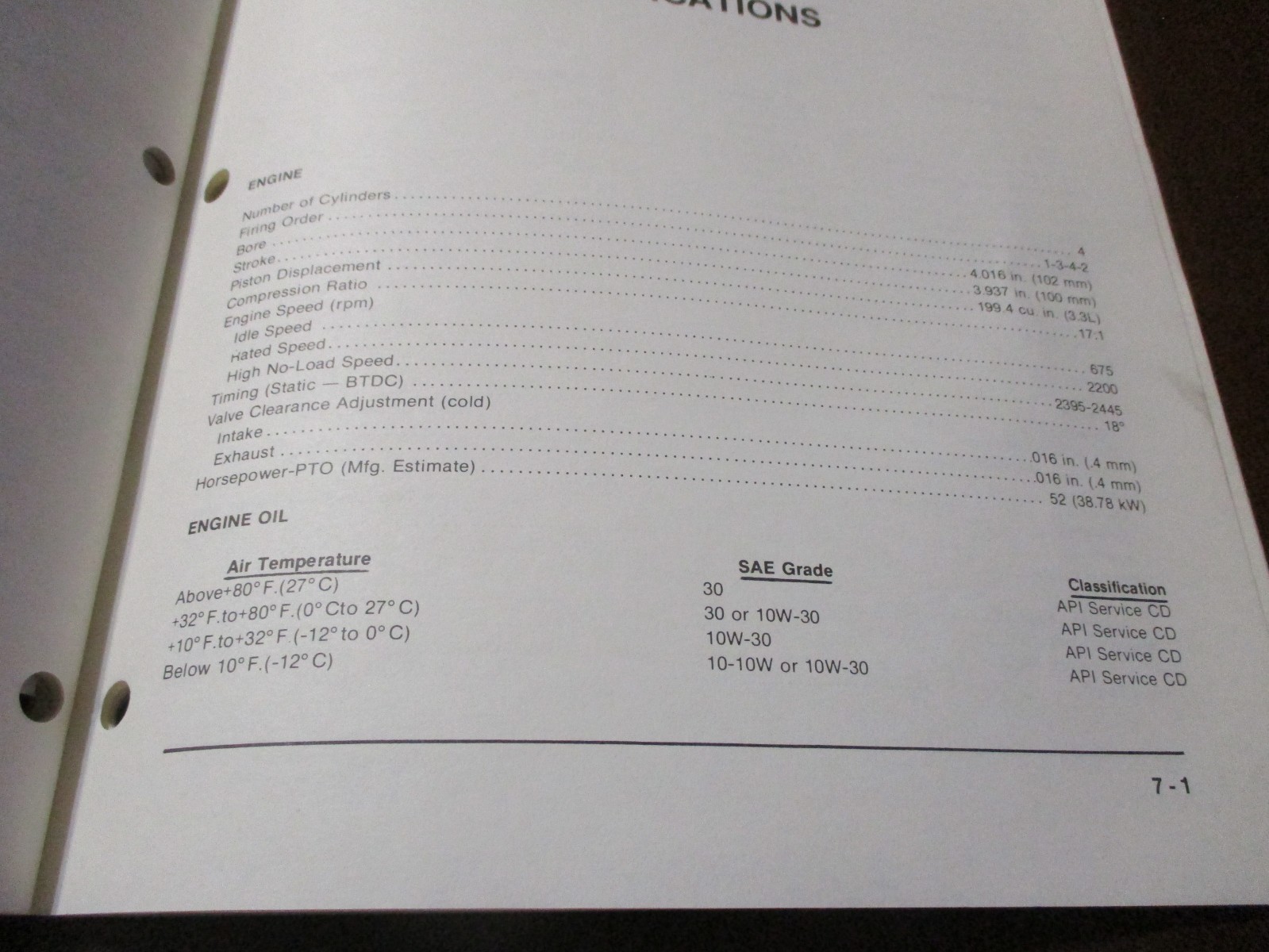 White 2-55 Field Boss Tractor Operator’s Manual 1982