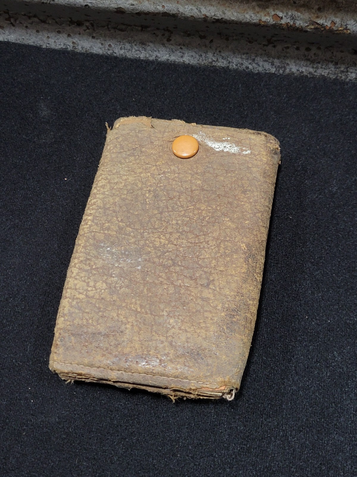 Antique Advertising Wallet CW Jean Poultry Egg Buyers Worthington Elnora Indiana
