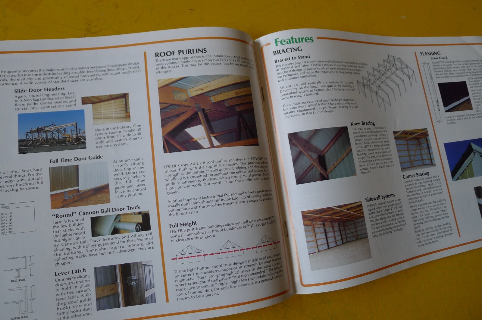1970s Original LESTER’S Steel Farm Buildings BROCHURE Catalog