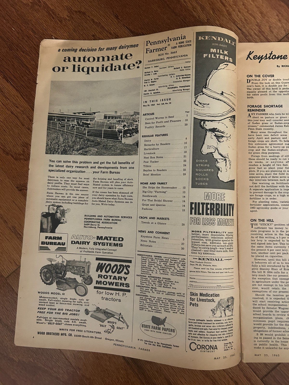 (5) Vintage {1962-1963} “PENNSYLVANIA FARMER” {Harrisburg} Magazine Lot, RARE!