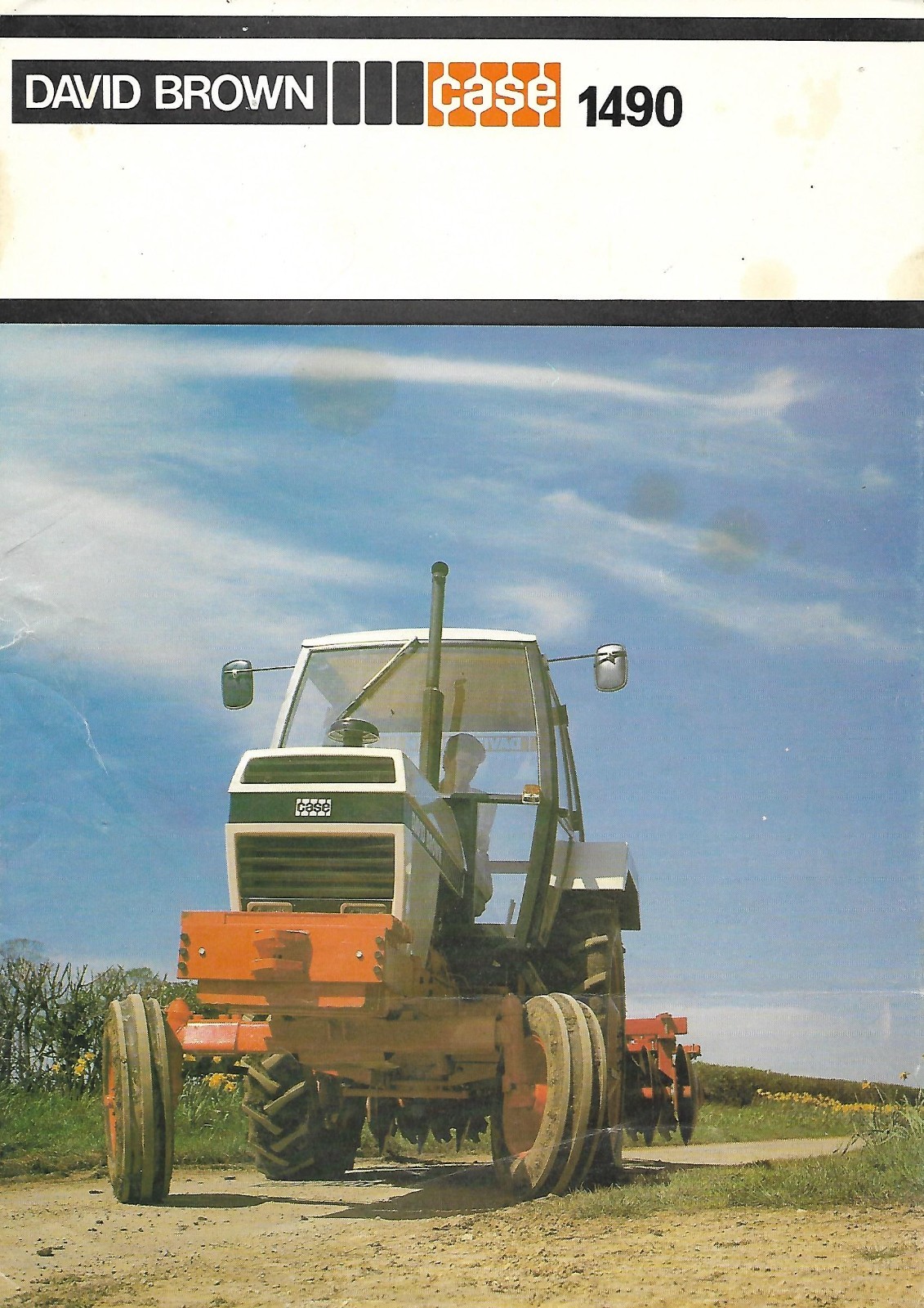 Farm Tractor Brochure – Case – David Brown – 1490 (F9351)