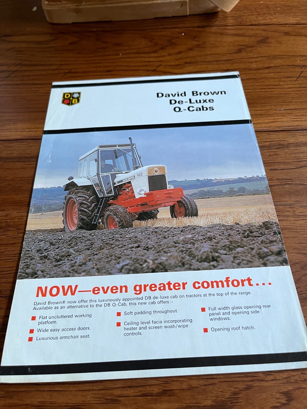 Case David Brown De-Luxe Q-Cabs Brochure FCCA