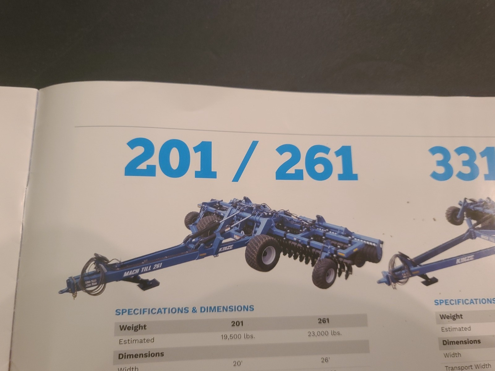 Kinze Tillage Mach Till Vintage Farming Dealer Brochure