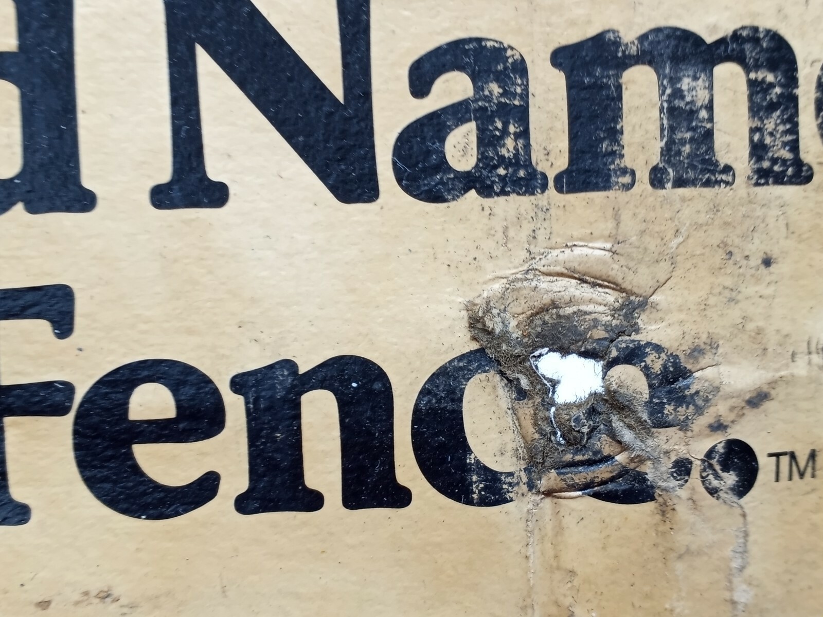Vtg RED BRAND WOVEN WIRE PAPER SIGN KEYSTONE GROUP FARM FENCE 11.5″x7.25″