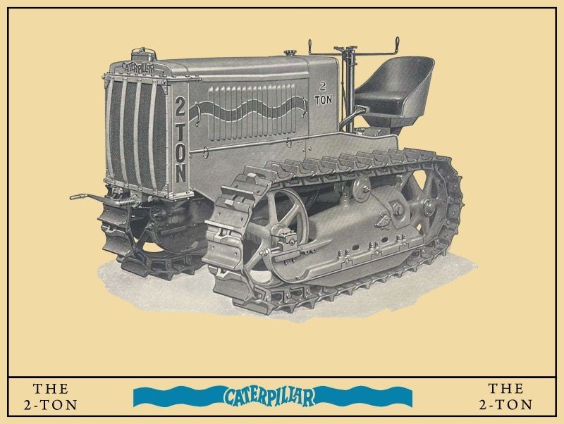 1925 Cat Two Ton Tractor NEW METAL SIGN: 12×16″ Free Shipping