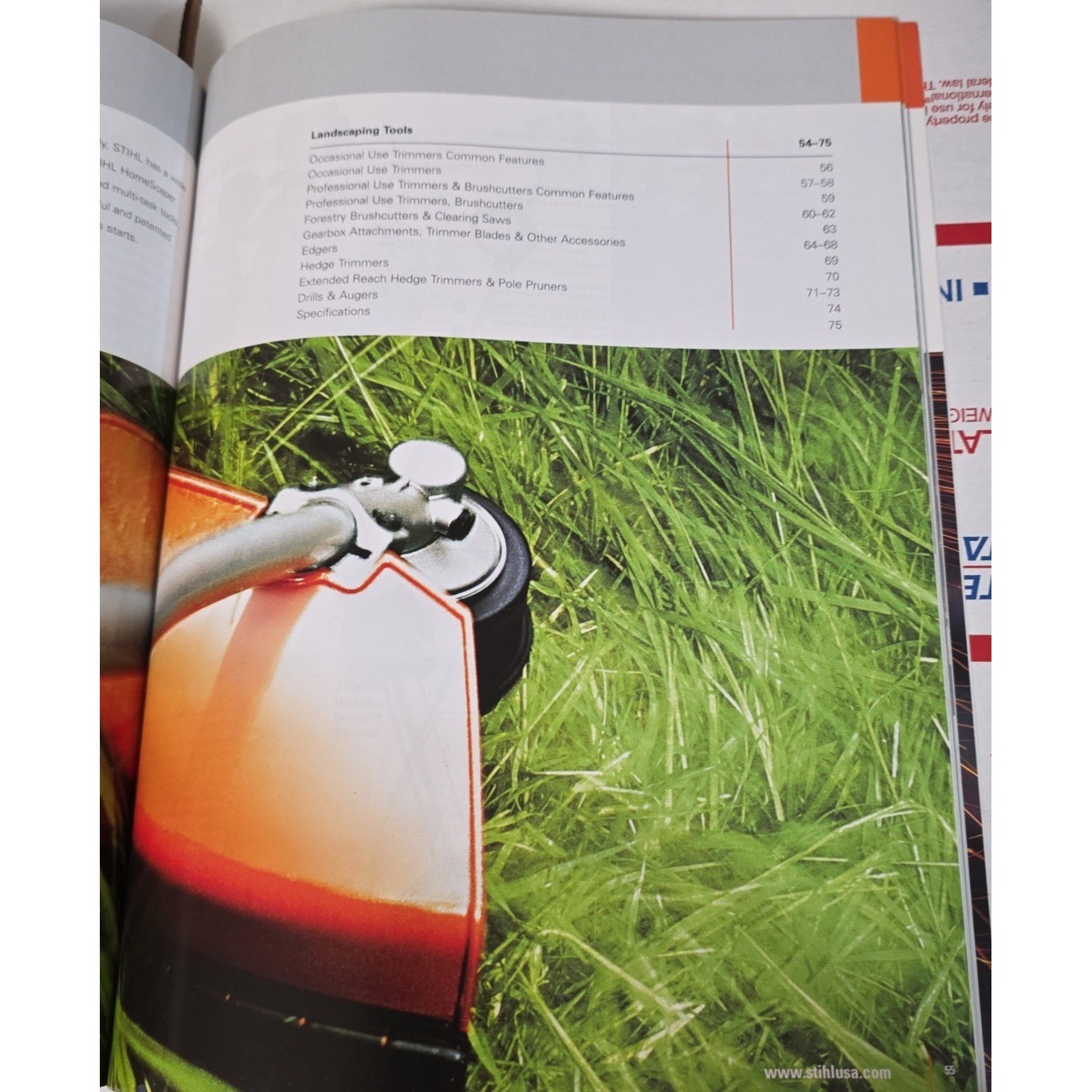Vintage 2005 STIHL Power Tools & Accessories Catalog Chainsaws Trimmers Specs