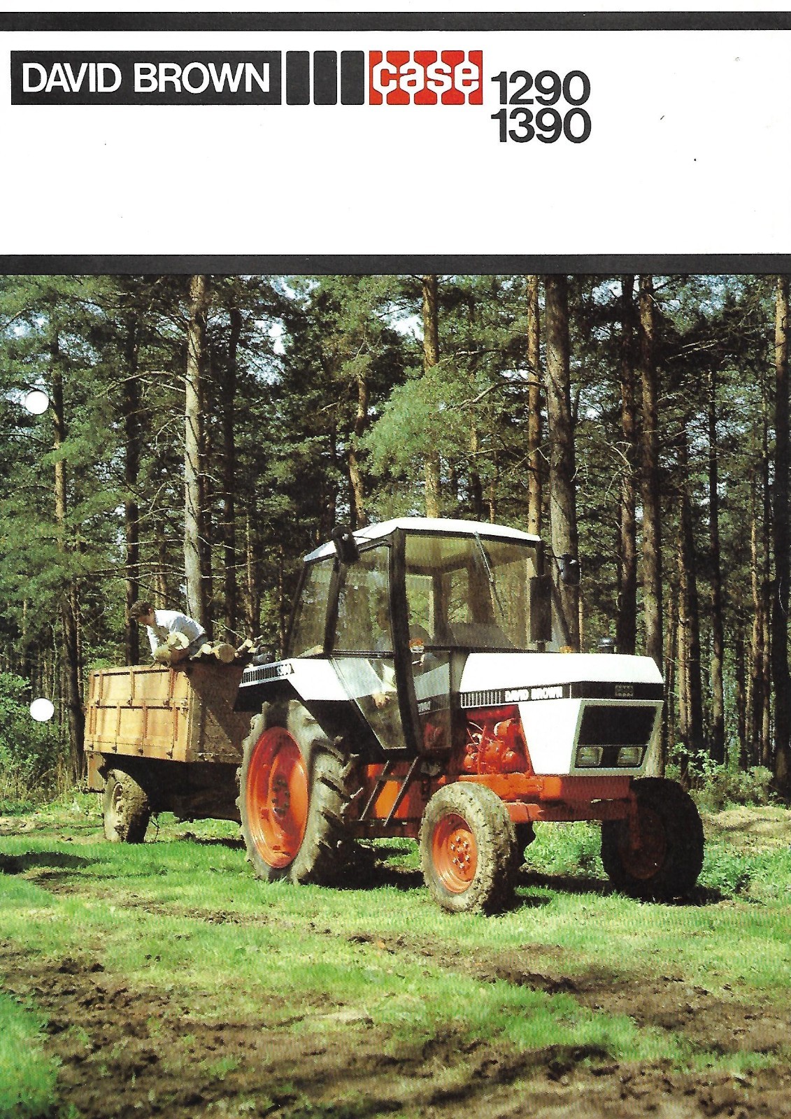 Farm Tractor Brochure – Case – David Brown – 1290 1390 (F9350)