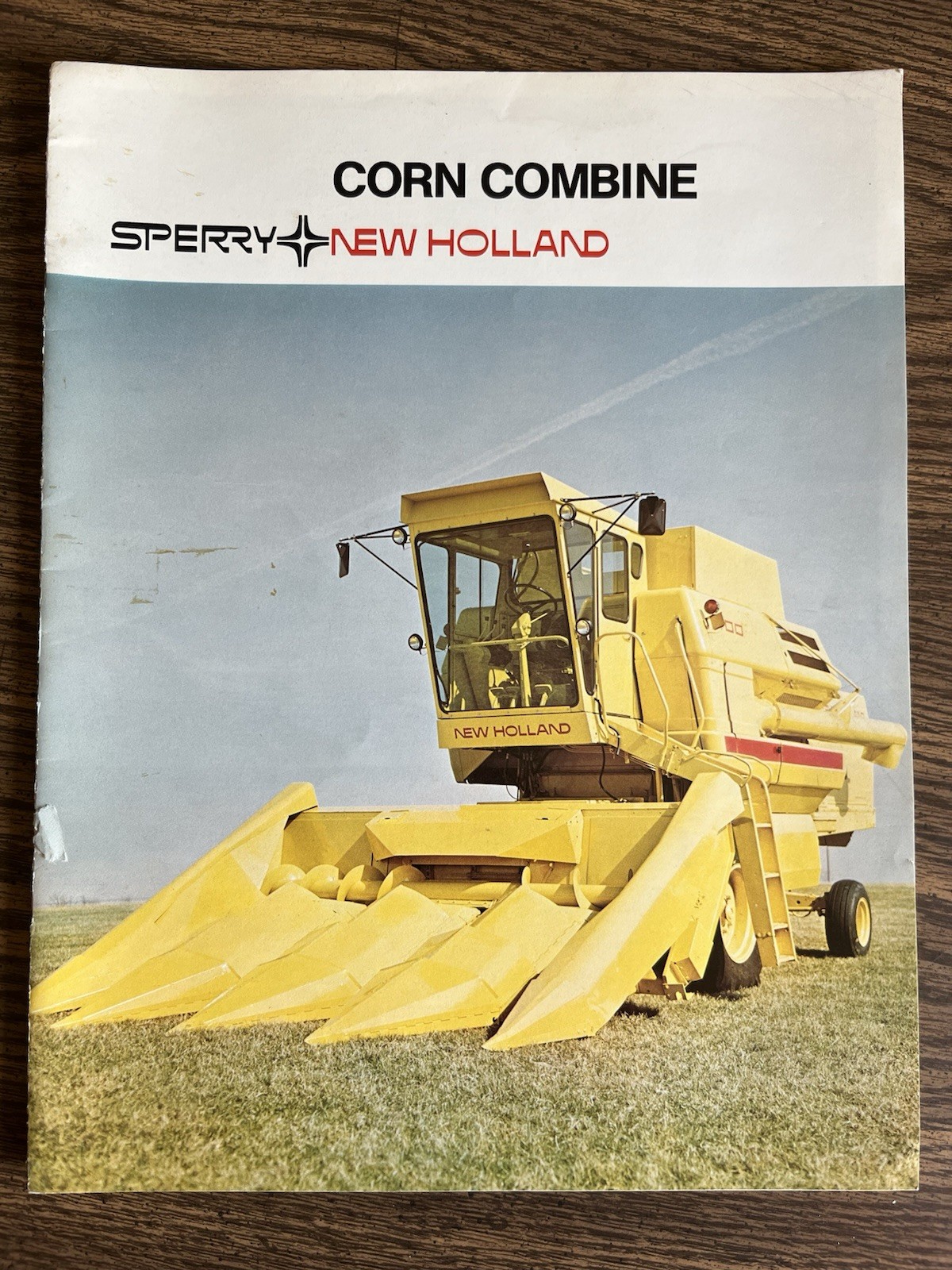 New Holland Corn Combine 1400 1500 Sales Brochure 1976
