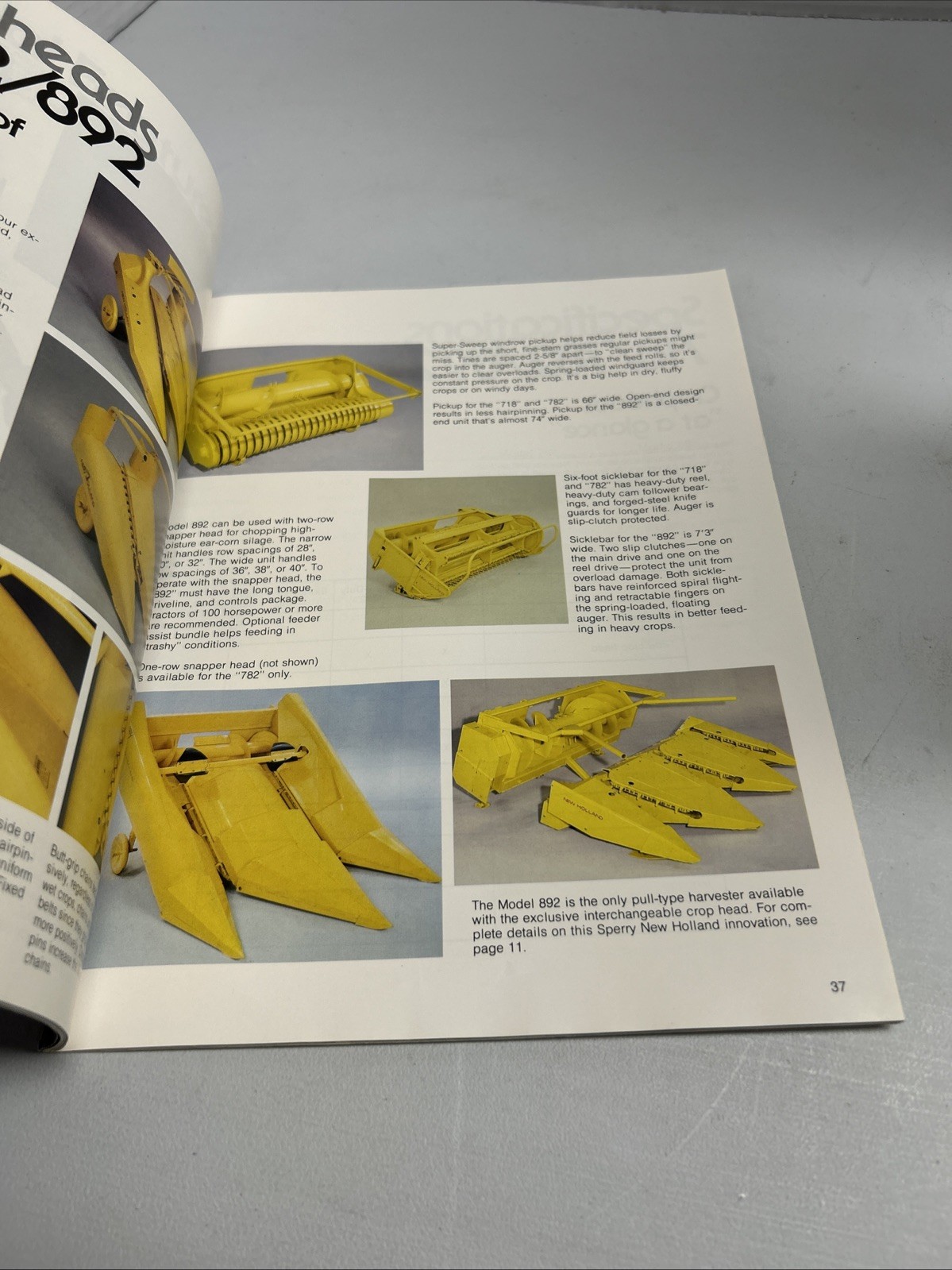 Sperry New Holland Forage Equipment Vintage Sales Brochure