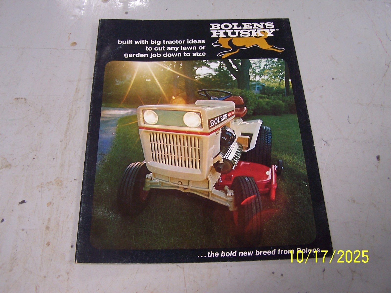 Vintage Bolen’s Husky Garden Tractor Lineup Brochure!