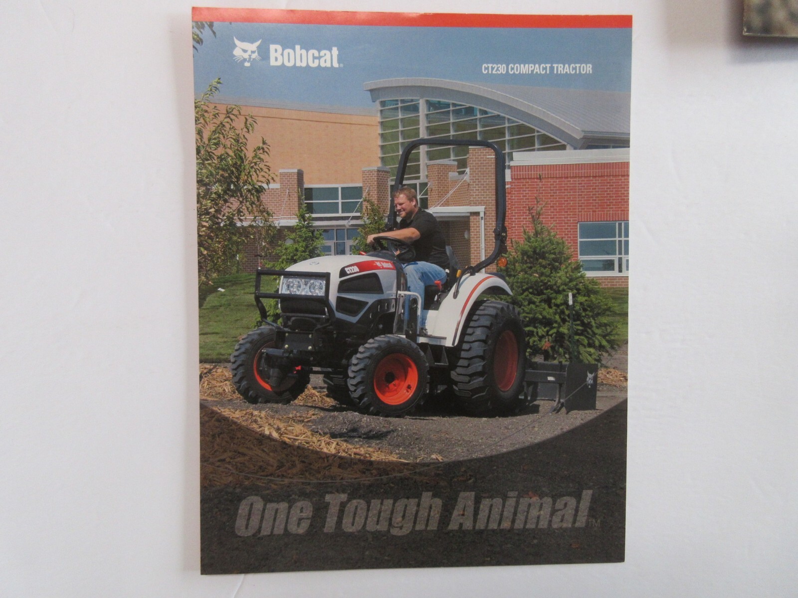 Bobcat CT230 Compact Tractor Brochure 2 Page Good Condition
