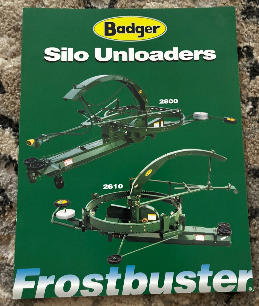 Badger 2610 2800 Silo Unloaders Brochure DCPA26