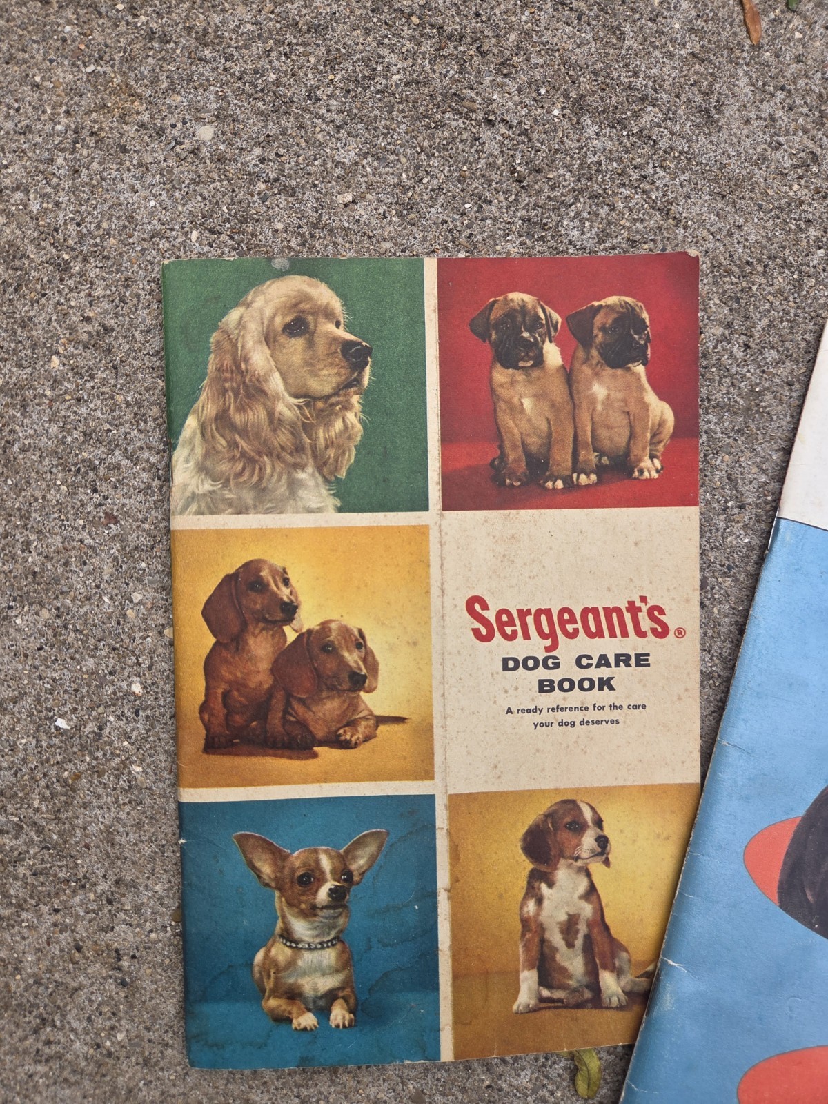 3 Vintage Anchor Veterinary Handbooks: Livestock, Sergeants Dog Care 1960s