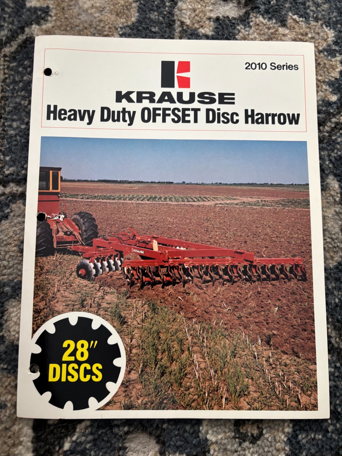 Krause 2010 Series Heavy Duty Offset Disc Harrow Brochure AMIL26
