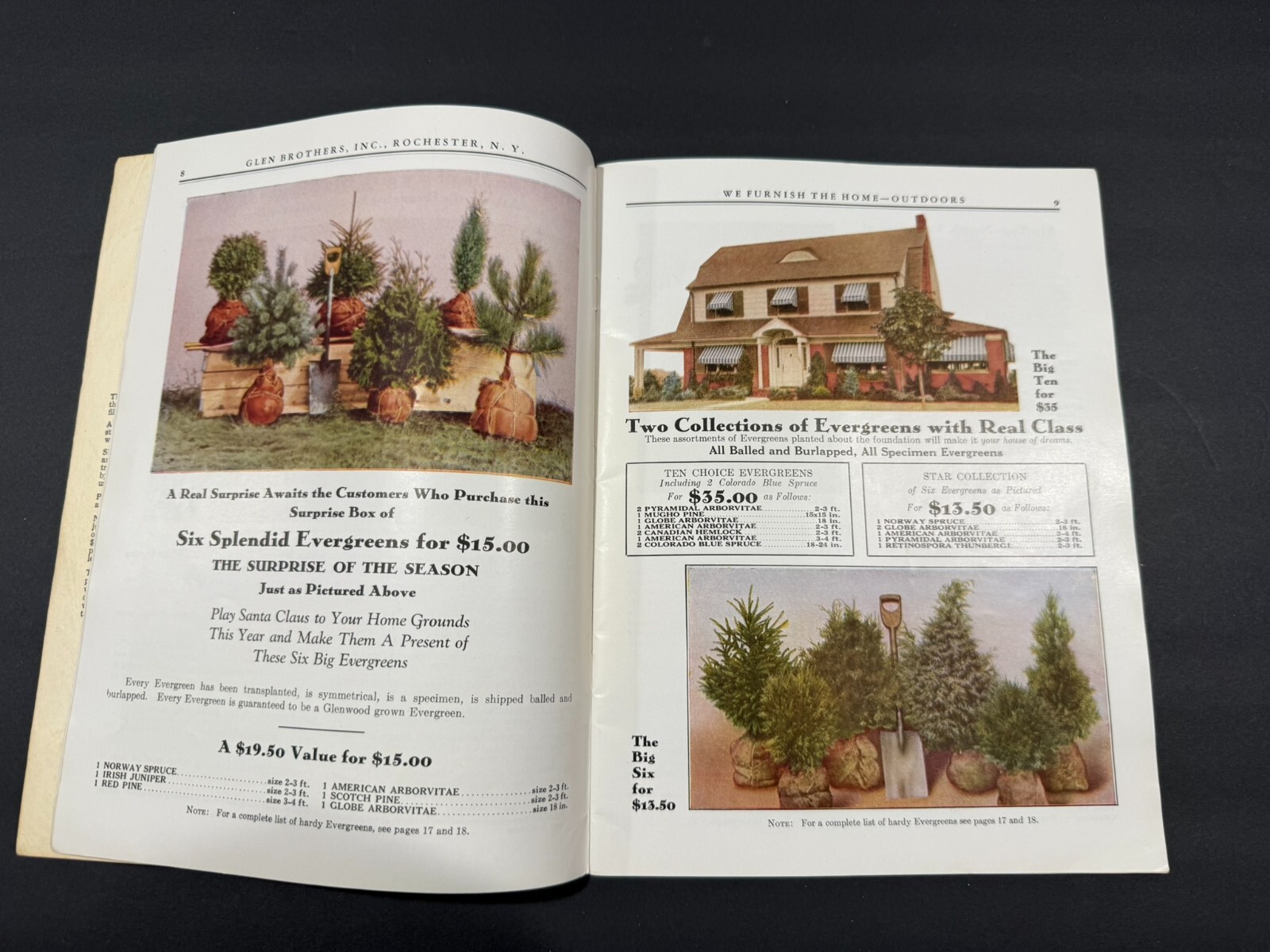 1930’s Glen Brothers & HB Burdick’s Fruit, Flowers, Seed Brochures…..2 Items