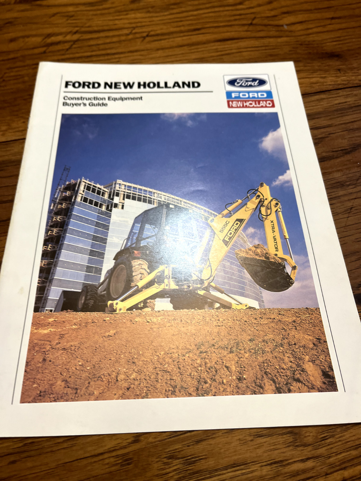 New Holland Construction Equipment For 1990 Brochure BAOH