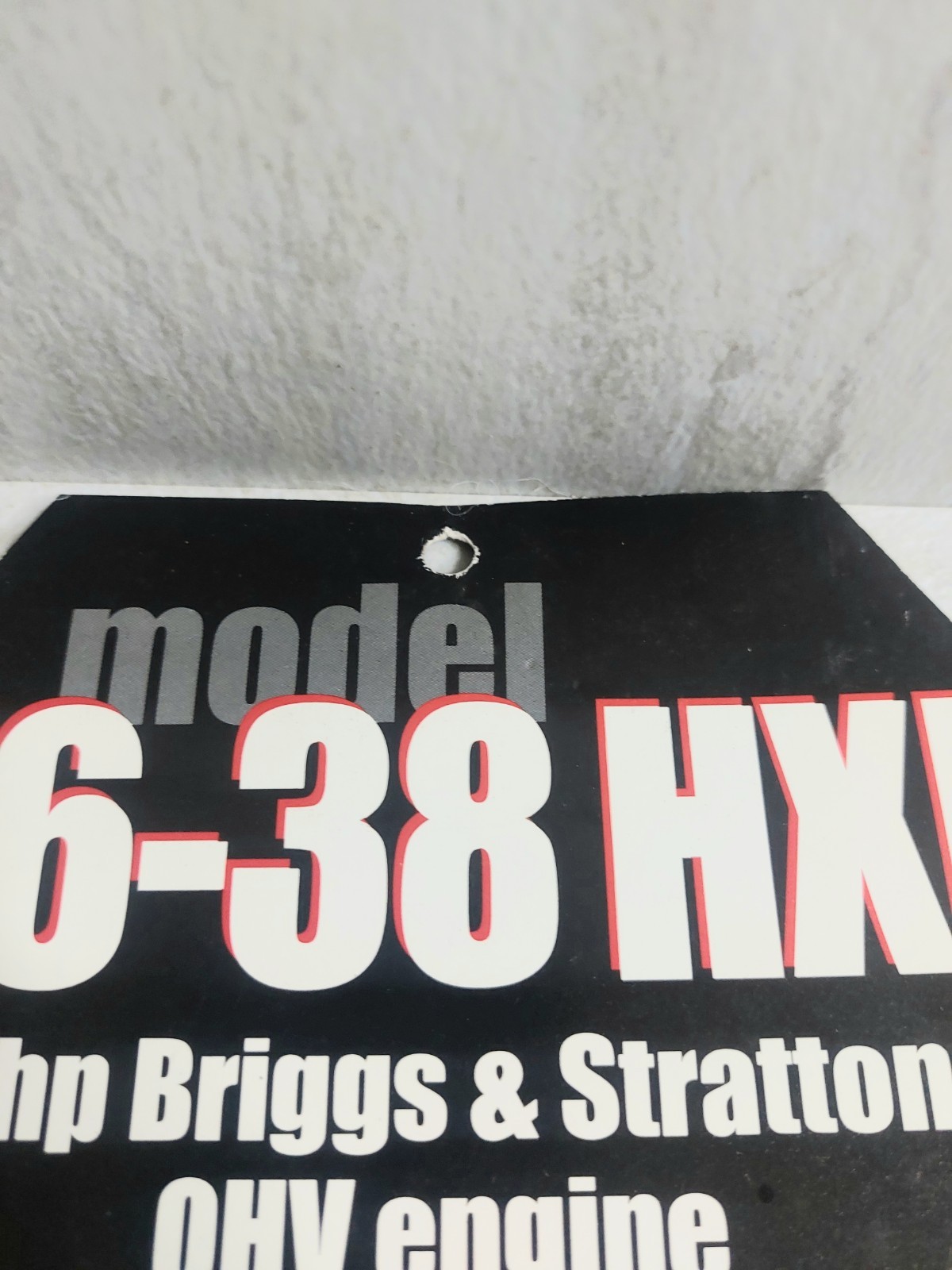 NOS Wheel Horse Dealer Price Tag Sale Hanger Tag 1990’s