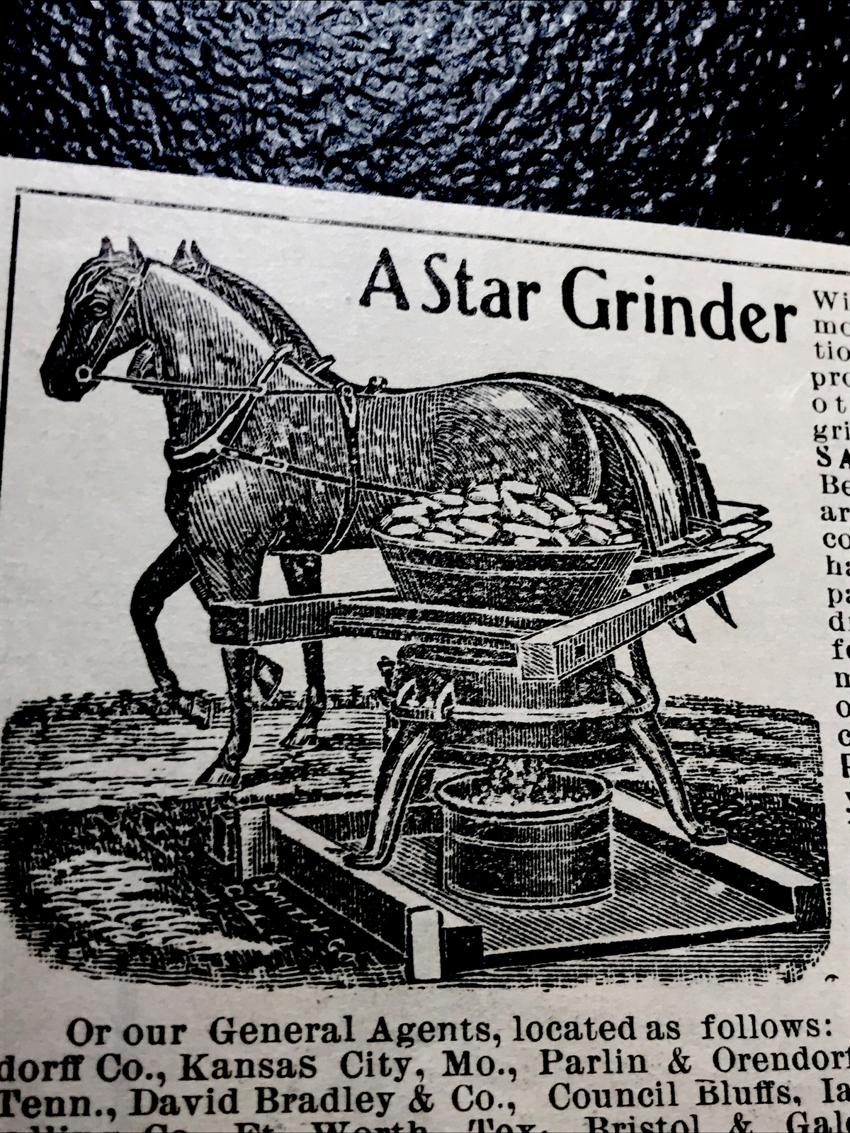 1903 Star Grinder Farm Advertising – New Lexington – Ohio