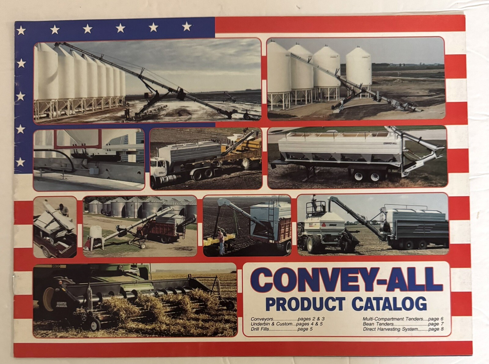 Vintage 1990’s Agricultural Farm Equipment Convey-All Product Catalog Tenders