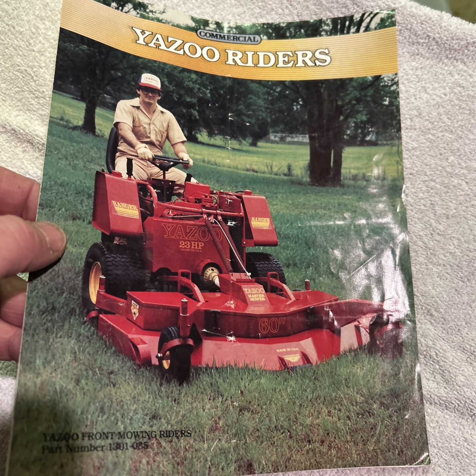 Yahoo Riders Mower Pamphlet 1984 Ranger Brochure Vintage Original