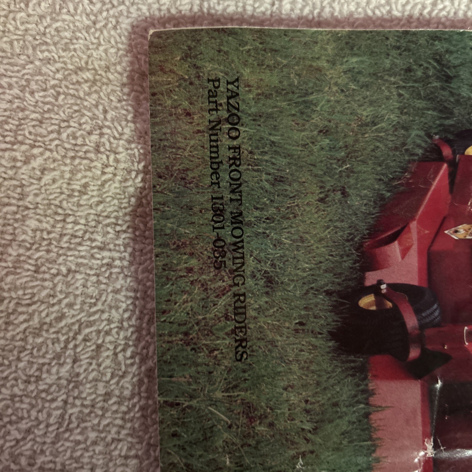 Yahoo Riders Mower Pamphlet 1984 Ranger Brochure Vintage Original