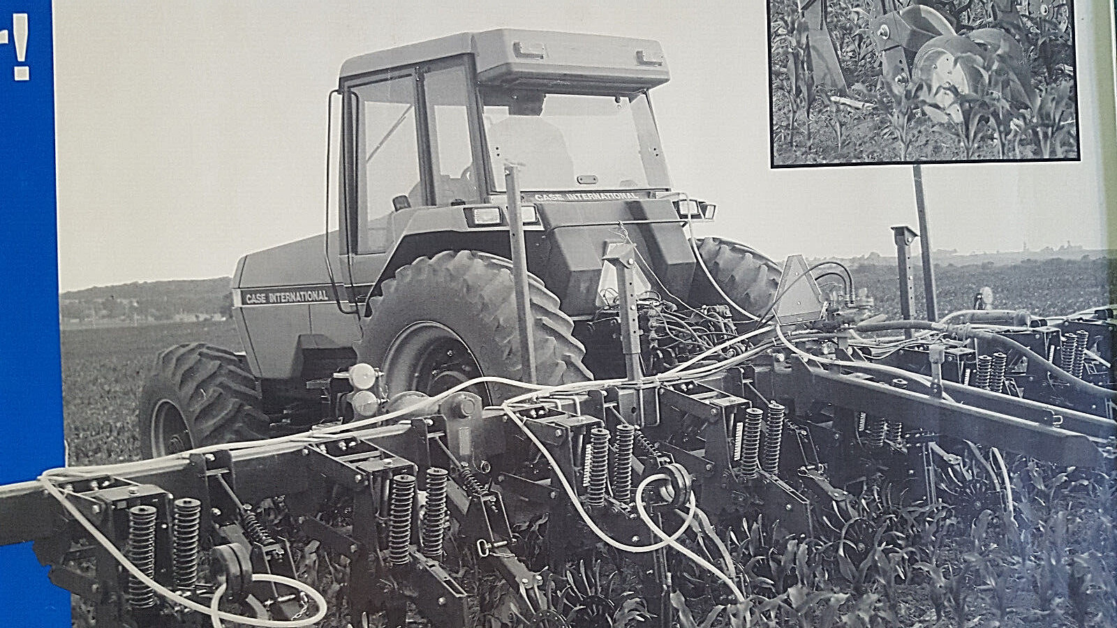 Vintage Kinze Farm Equipment Dealer Poster 1500 Tractor agriculture 18″x23″