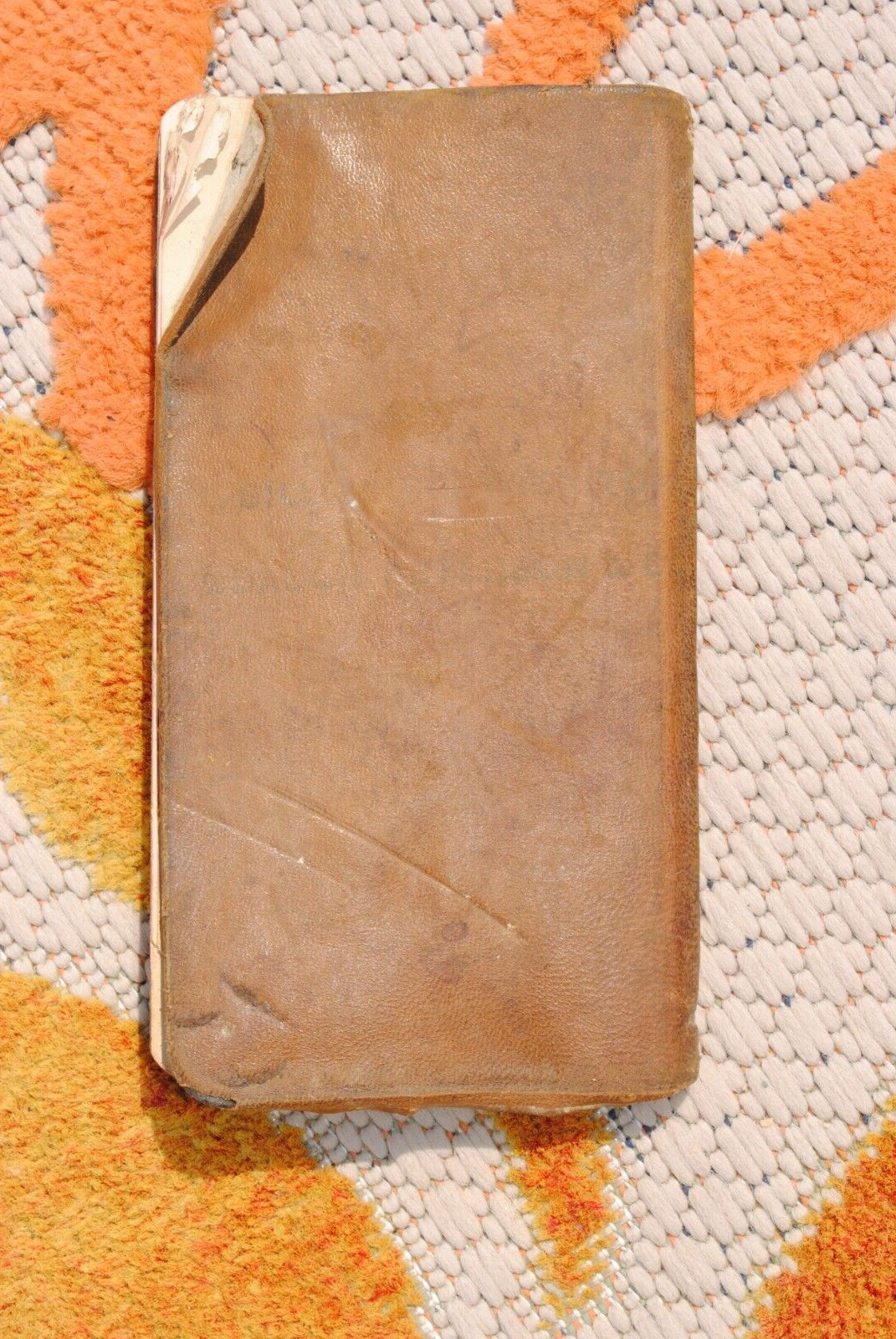 Antique Leather Pocket Ledger Livestock Dealers/ Chicago Stockyards 1916-17
