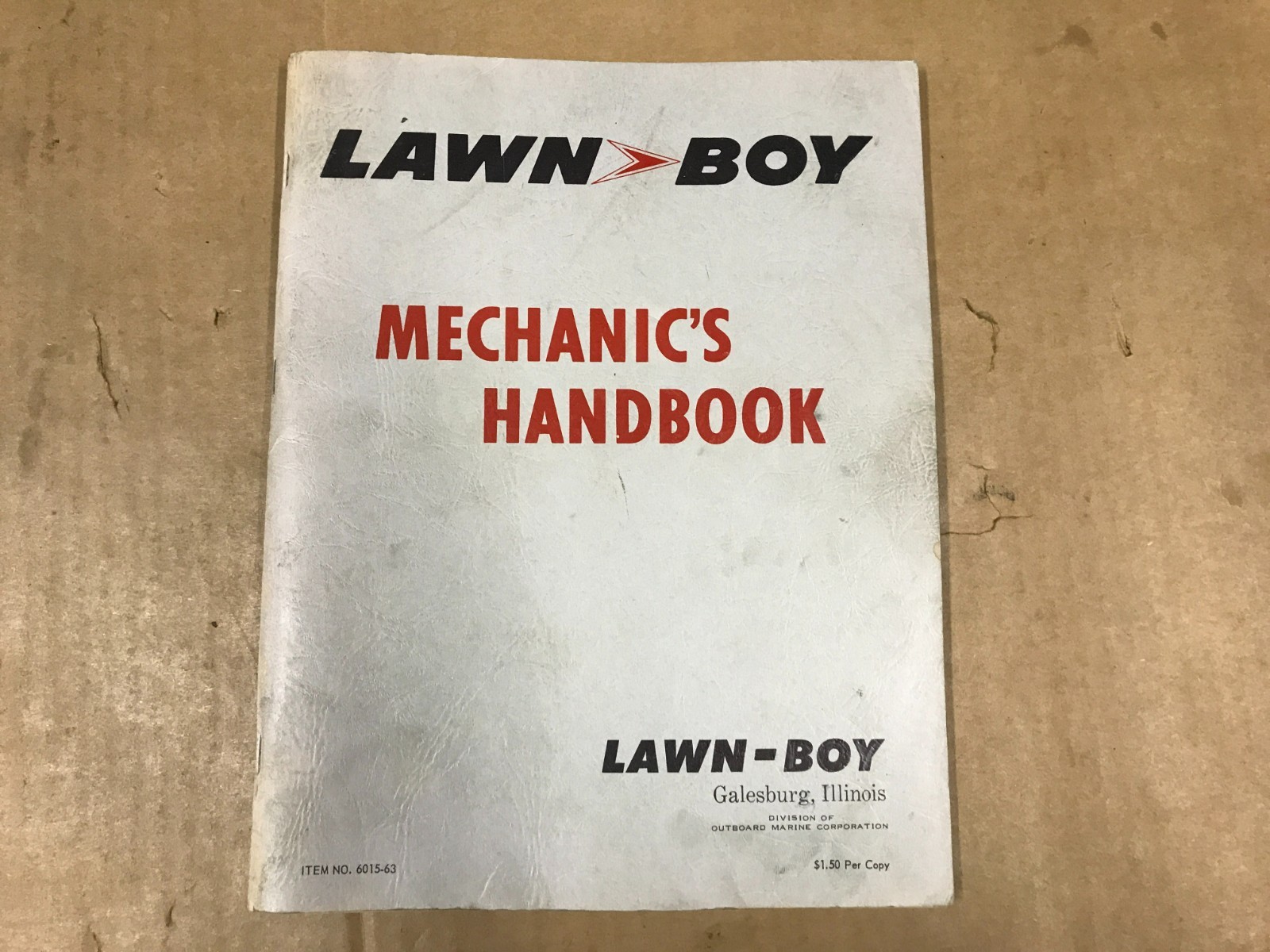 Vintage Lawn-Boy Mechanic’s Handbook – Item No. 6015-63