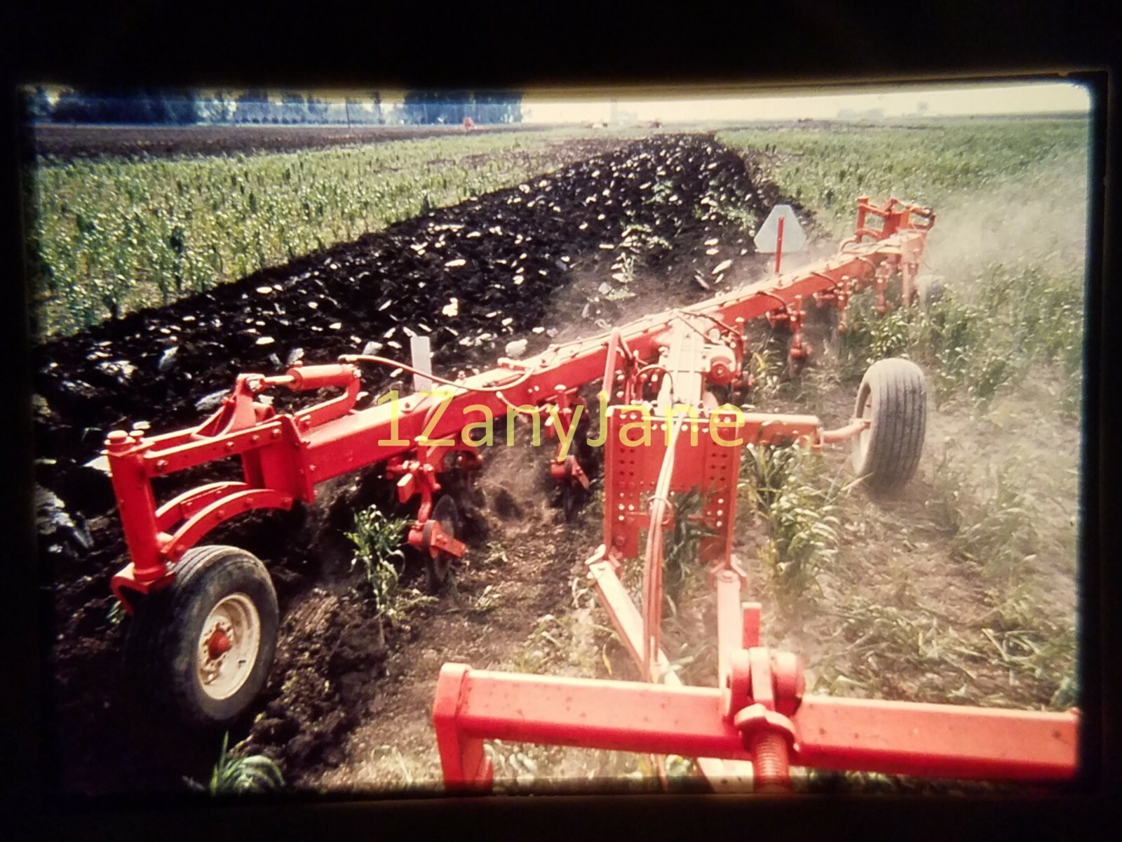 AC1312 35mm Slide of an Allis-Chalmers from MEDIA ARCHIVES DISCER/PLOW IN FIELD
