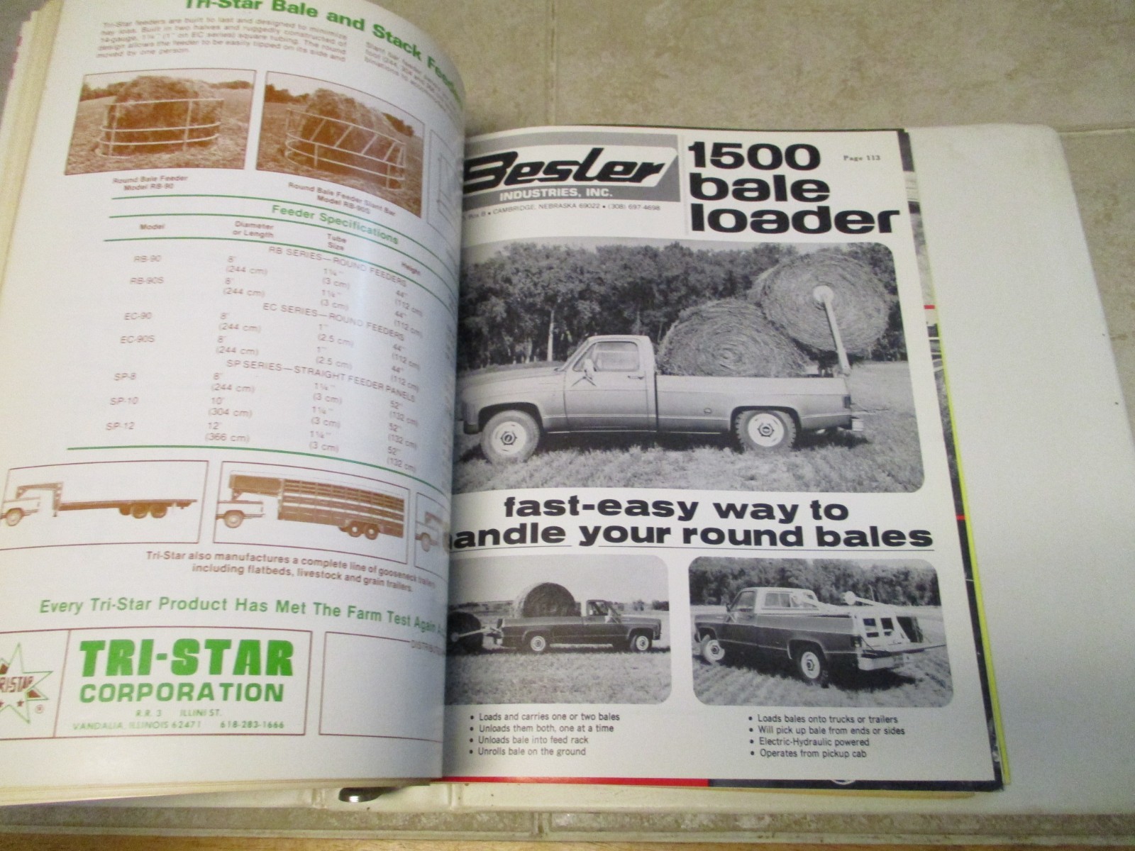 VtG Farm Supply Catalog Bailey Distributing Tractor Implements Hay Brochures