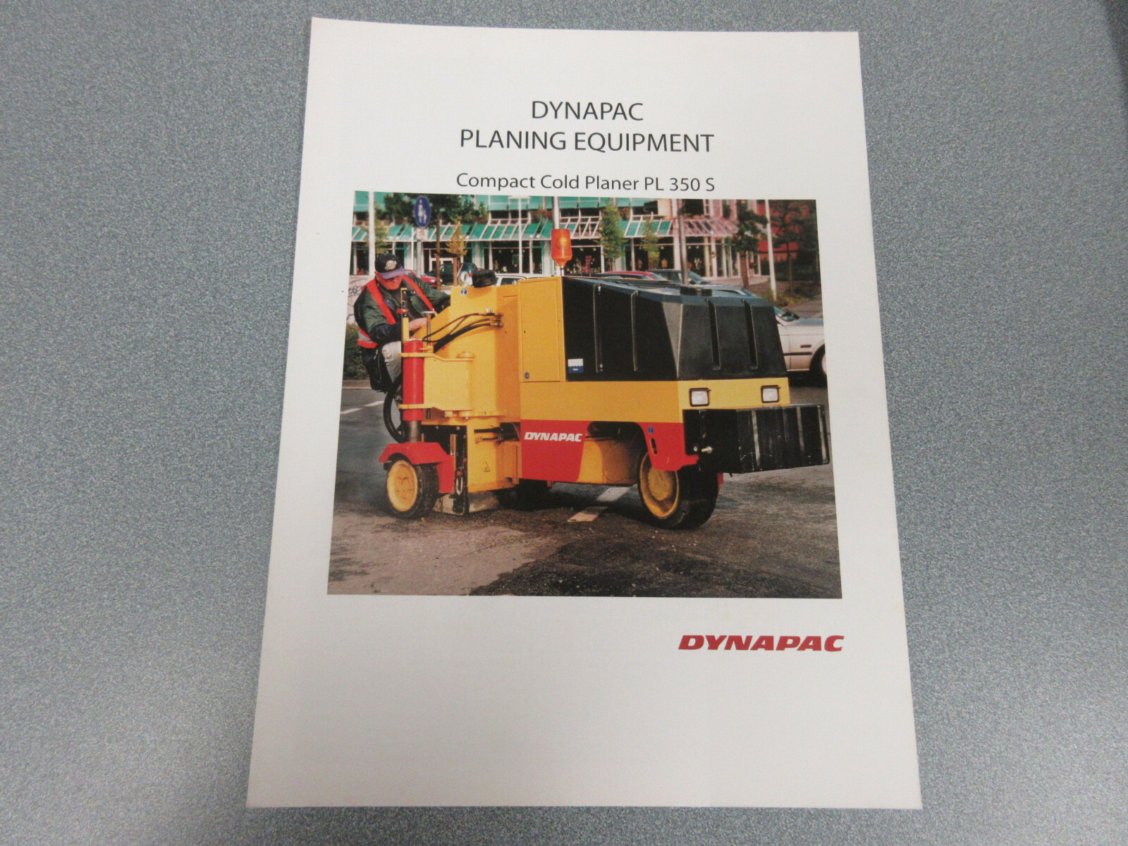 Dynapac PL 350S Compact Cold Planer Brochure 4 Page