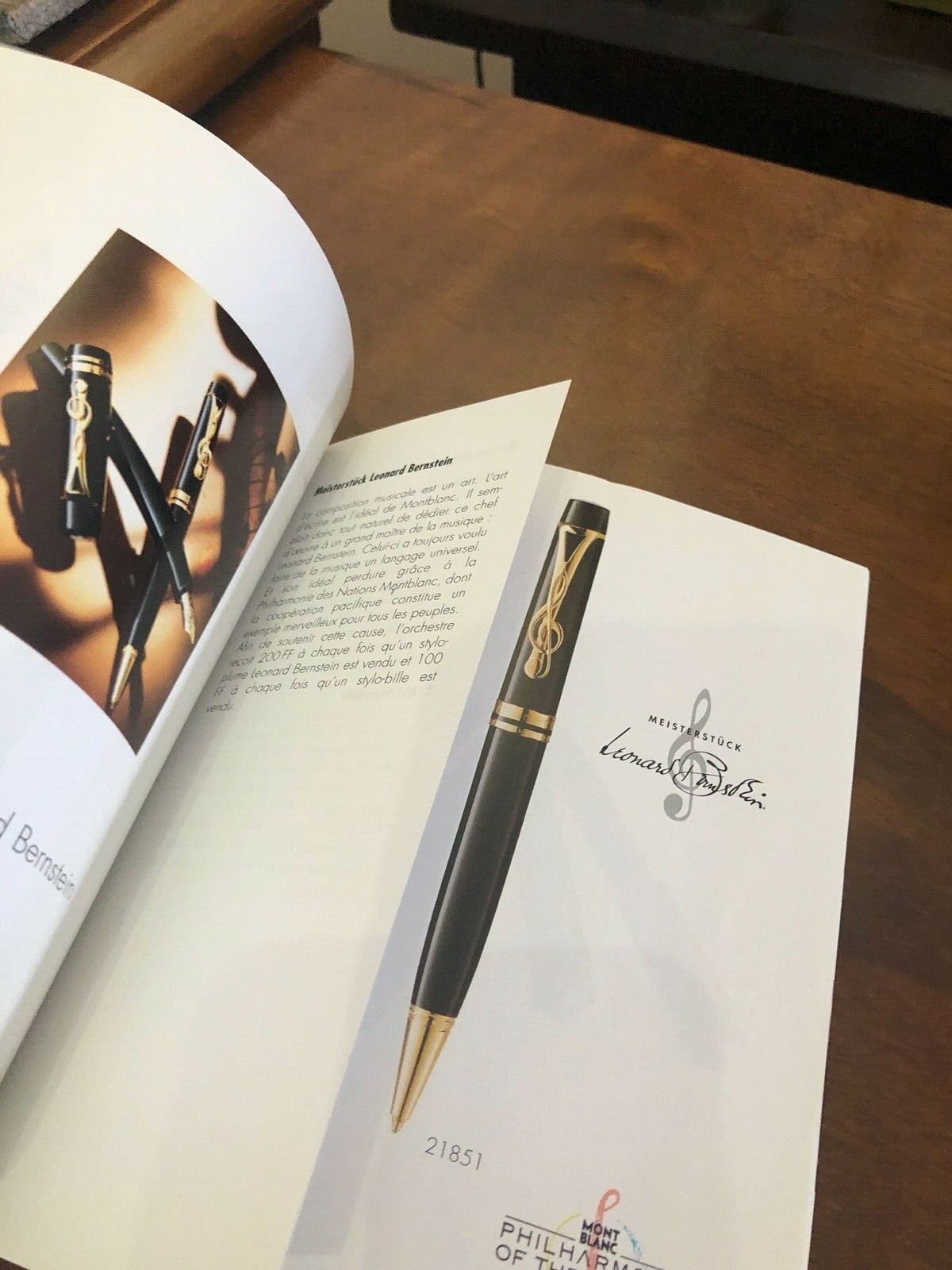 MONT BLANC, MONTBLANC BOOKLET FRENCH 97 PAGES PENSER A L’ESSENTIEL