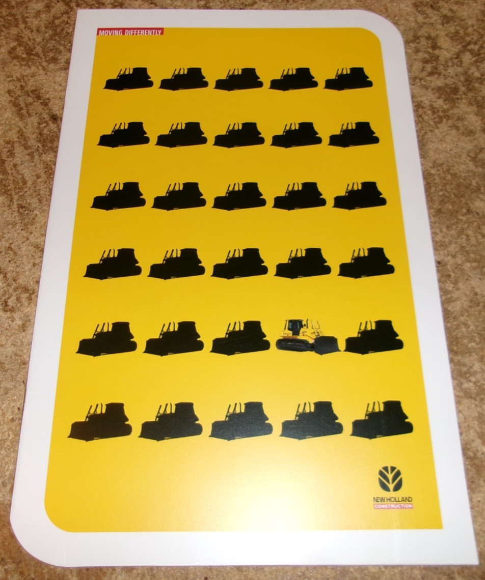 vintage new holland construction equipment model list brochure new