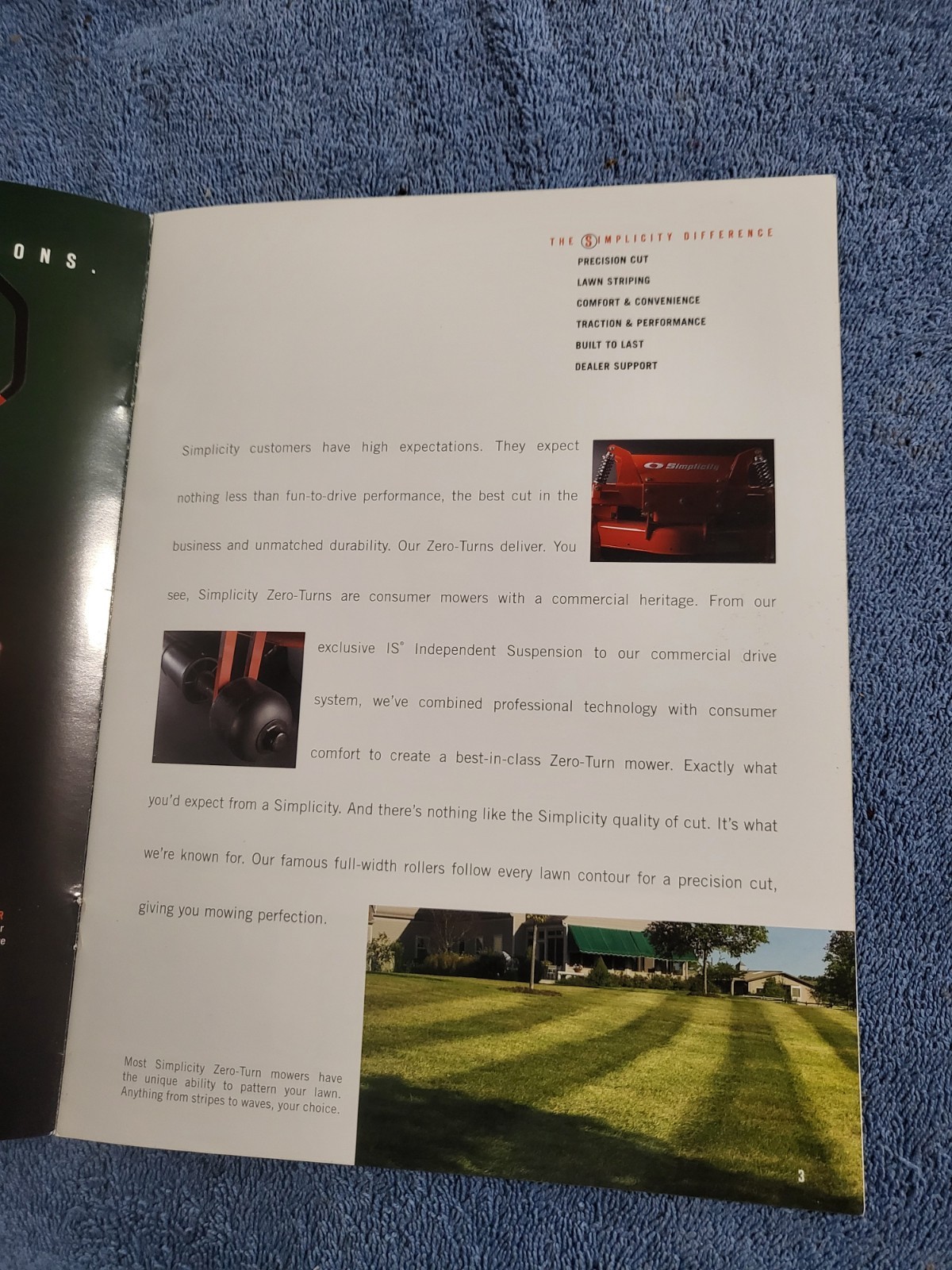 Simplicity 20005 Zero Turn Riding lawn Mowers BROCHURE Stallion Citation Z ZT