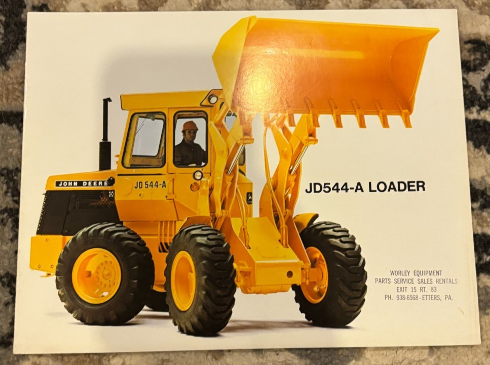 John Deere 544-A Wheel Loader For 1972 Brochure CWPA26
