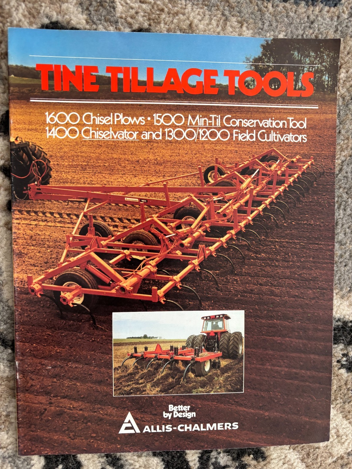 Allis Chalmers Tine Tillage Tools For 1982 Brochure AMIL26