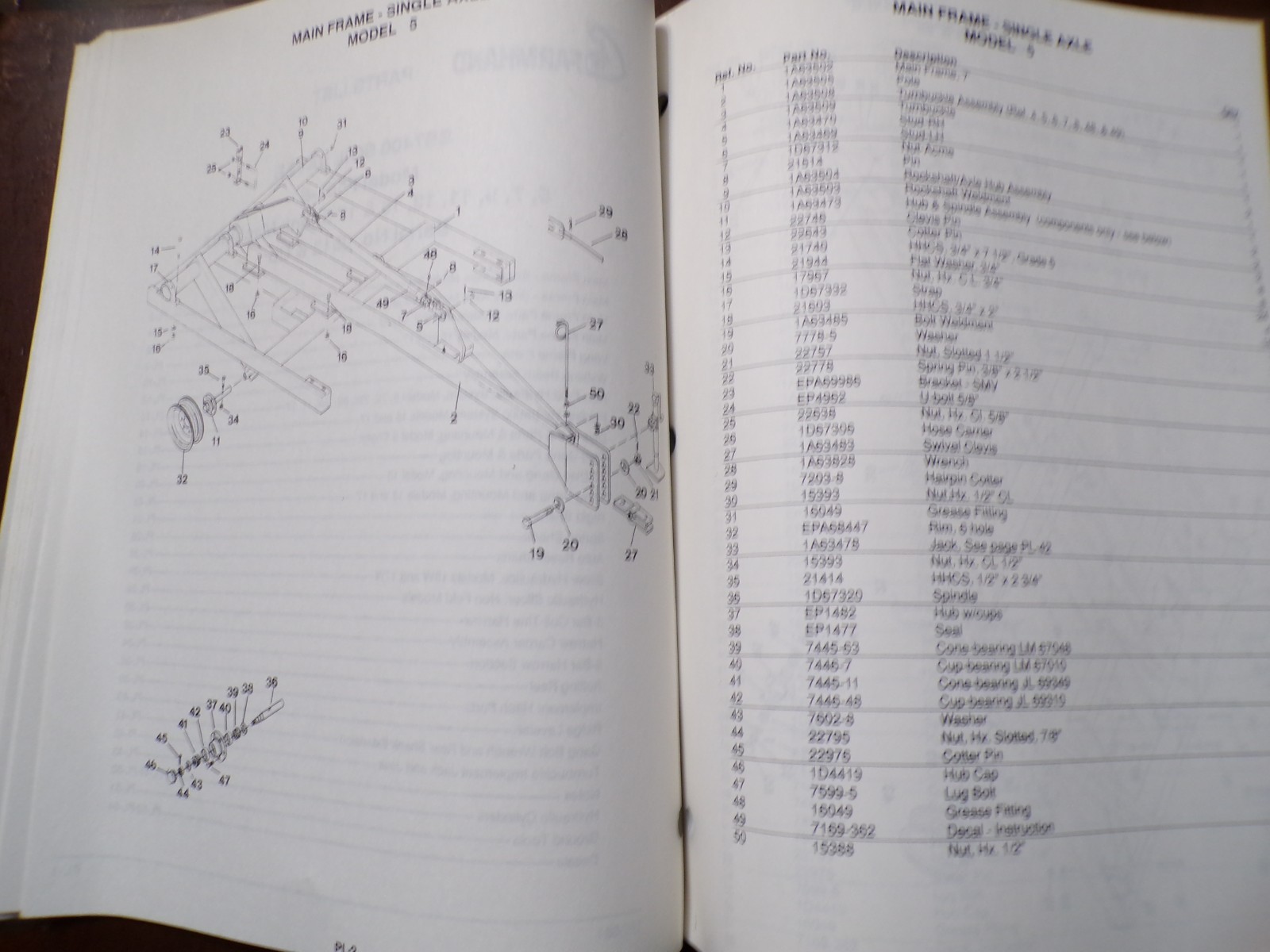 Farmhand SS7400 Soil Saver, model F551-B Operator’s/Parts Manual 1990