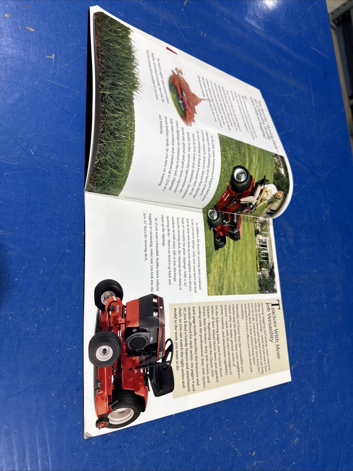 1991 Toro Wheel Horse Garden Tractors Brochure