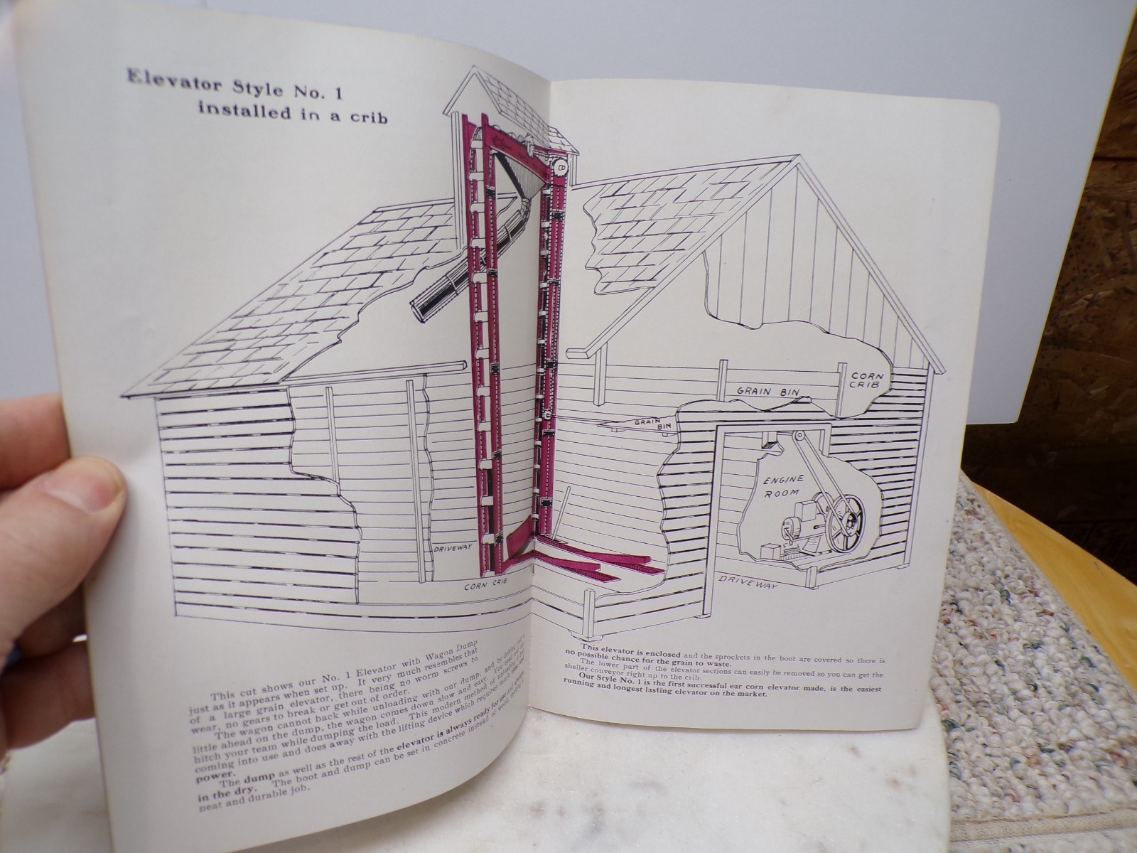 1912 Meyer’s Upright stationary Elevators-Gas Engines Catalog-Prices Morton ILL