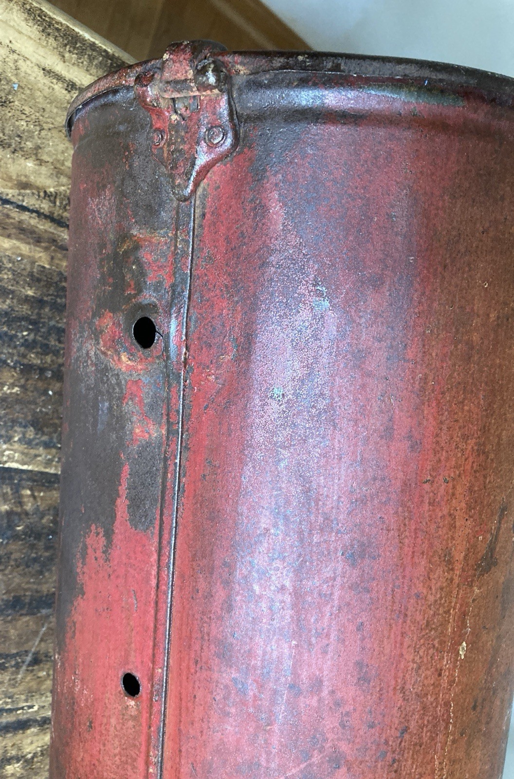 VERY RARE McCormick Twine Grain Binder Feeder Can 1800’s Antique HARD TO FIND