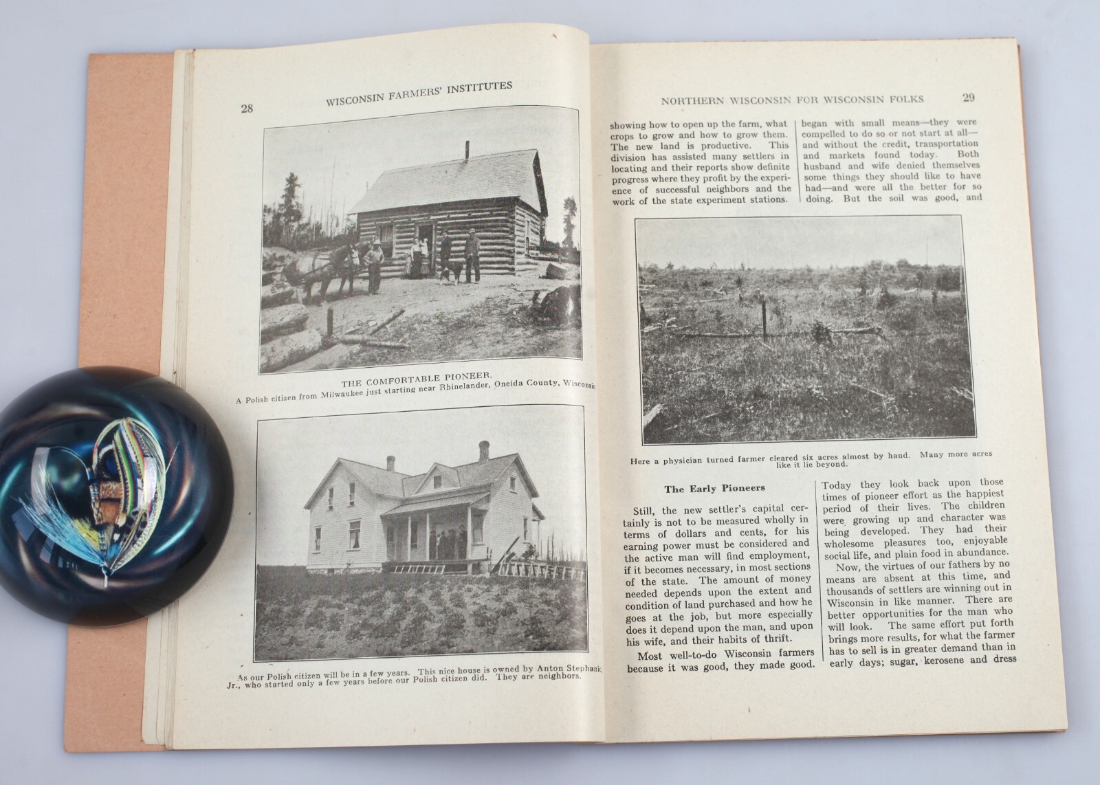 Vintage 1916 Wisconsin Farmer’s Institutes Bulletin Handbook of Agriculture