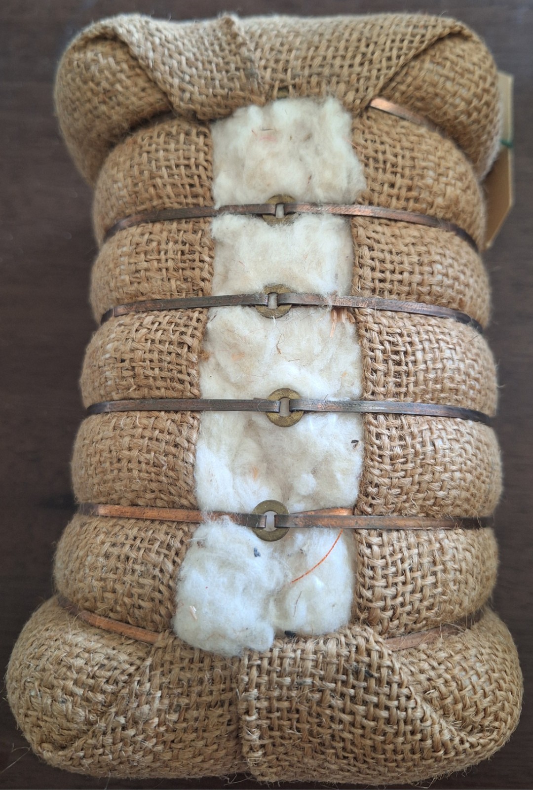 ARIZONA COTTON BALE SOUVENIR-VINTAGE 7″ HIGH WIRE BANDED PIMA COTTON-ADORABLE PC