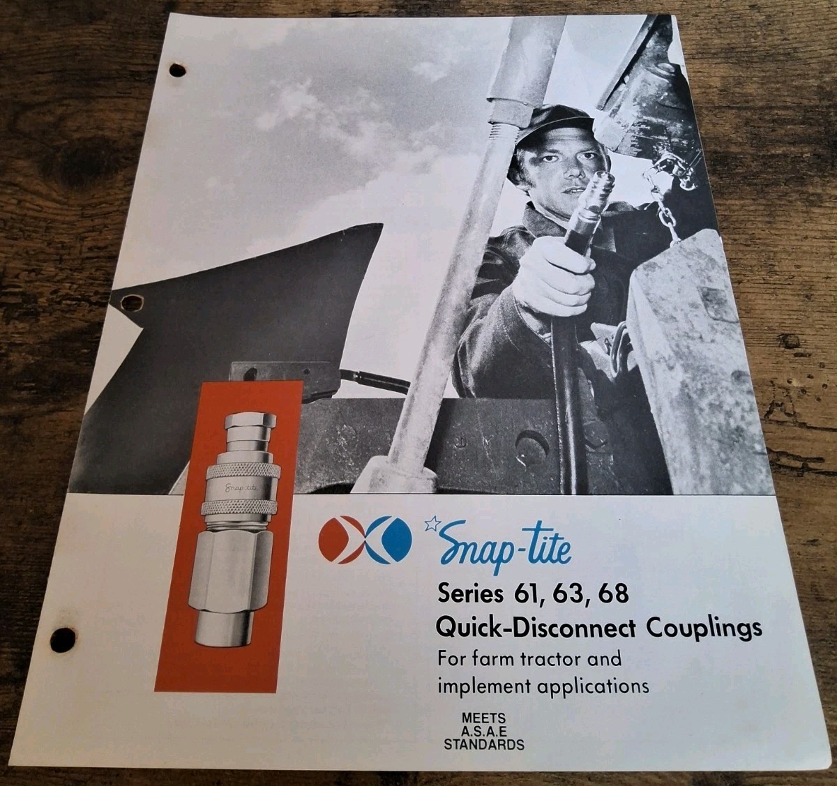 Snap-tite Series 61 63 68 Quick-Disconnect Couplings Advertising Brochure