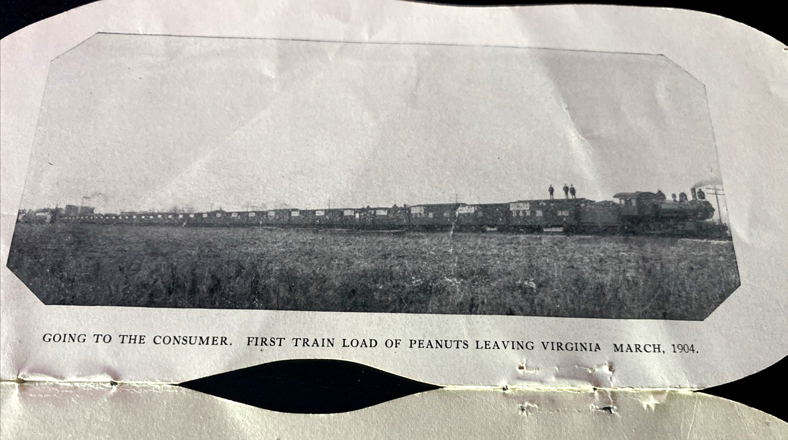 Rare 1904 The Bain Peanut Company Wakefield Virginia Advertising Brochure 8″x3″