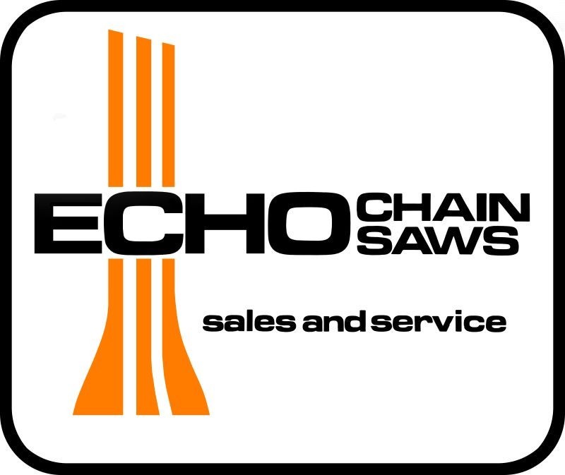 ECHO Chain Saws Sales & Service NEW Sign 18″ Wide Diecut USA STEEL
