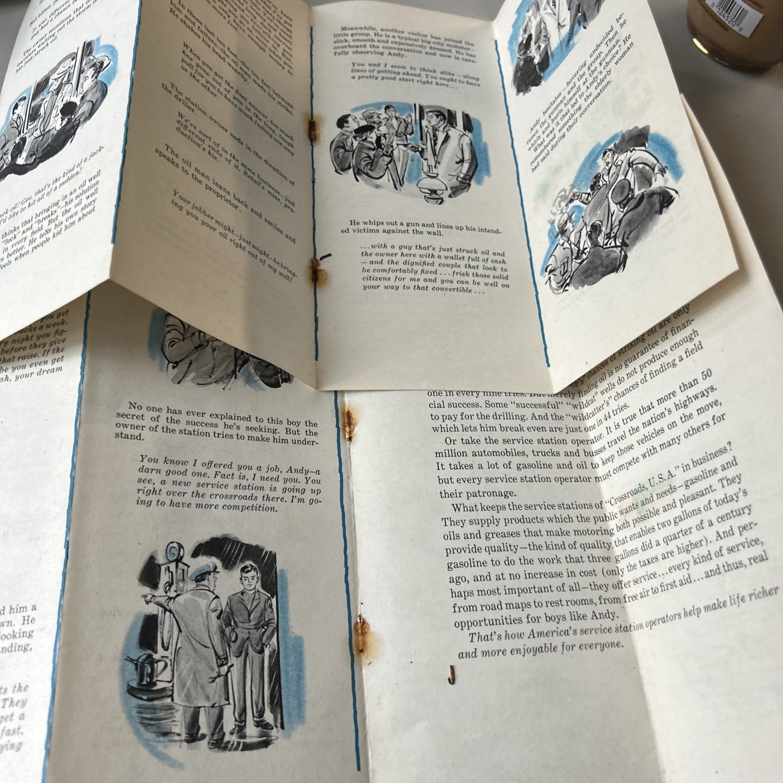Brochure Crossroads USA produced By Oil Industry Information Committee 1940’s
