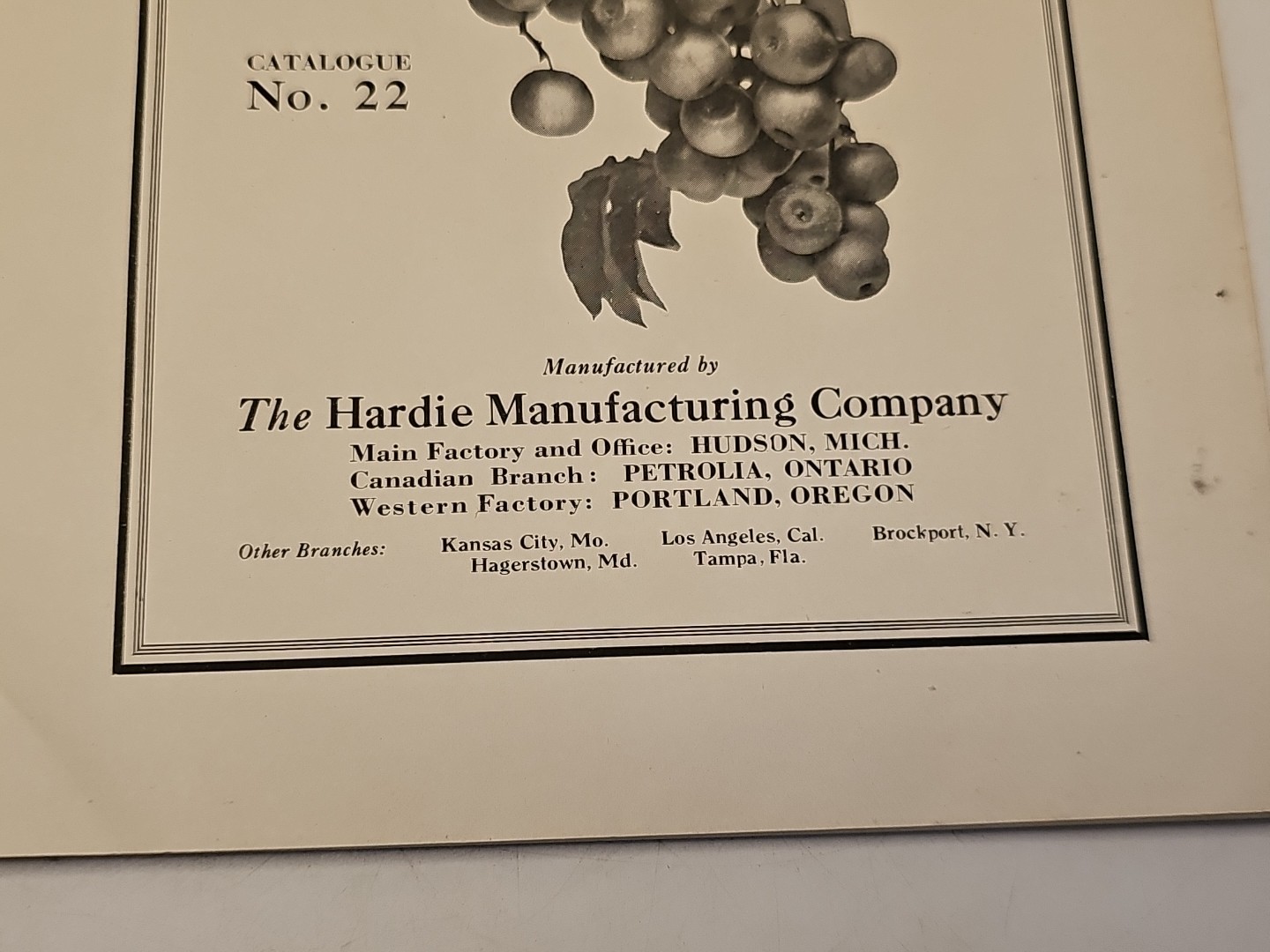 vintage hit miss hardie sprayer tractor avery catalog brochure 1920’s