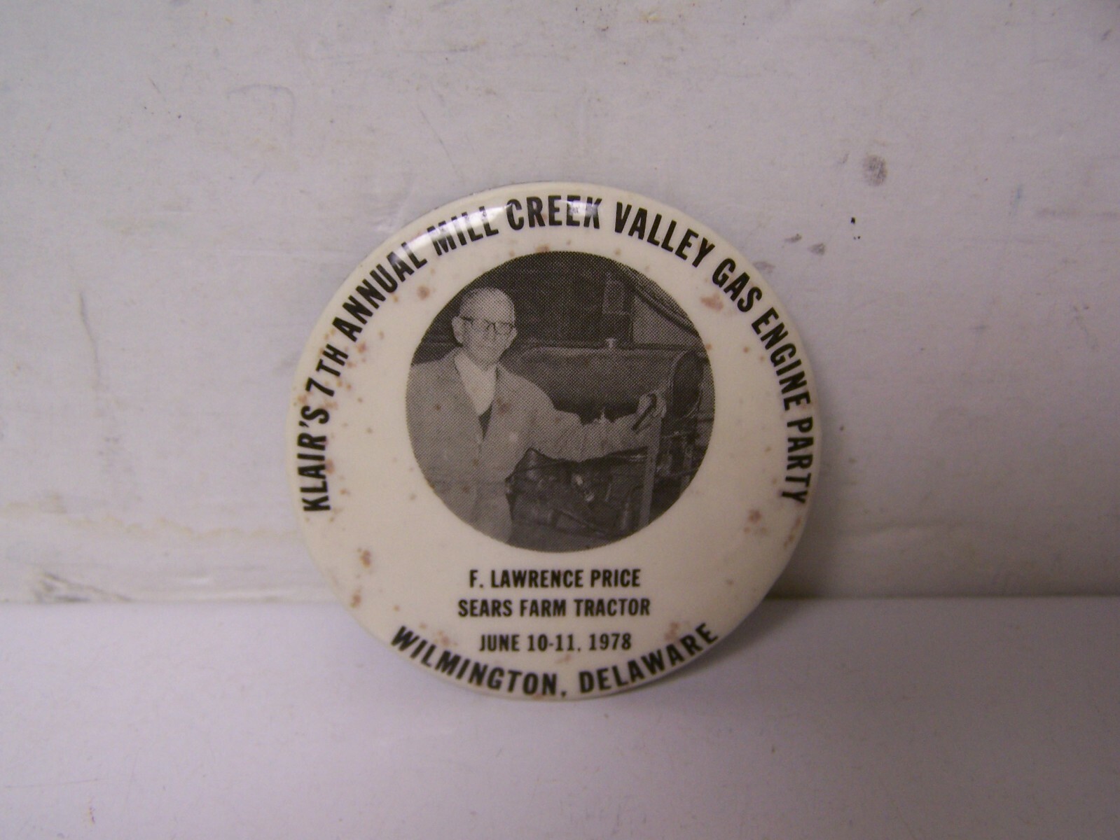 1977 78 81 KLAIR’S MILL CENTER VALLEY HIT MISS ENGINE PARTY WILMINGTON DEL PINS