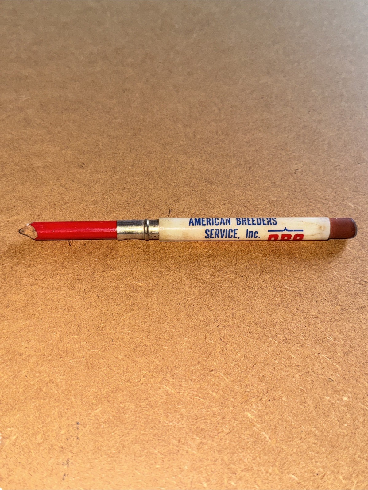 Vintage Advertising Bullet Pencil, American Breeders Service Inc ABS